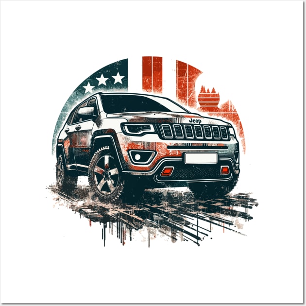 Jeep Compass Wall Art by Vehicles-Art